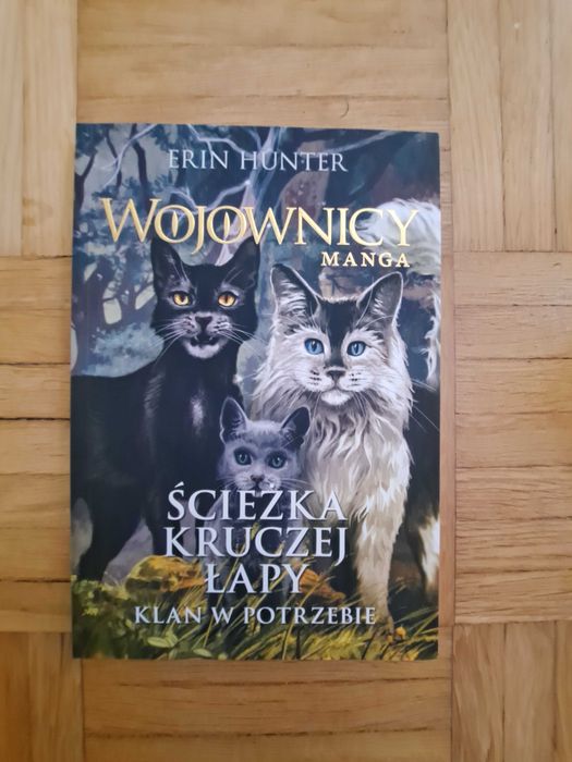 ,,Ścieżka kruczej łapy" 3 tomy mangi Wojownicy