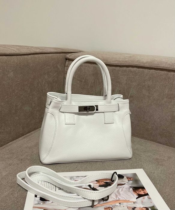 Італійська шкіряна сумка тоут нова колекція