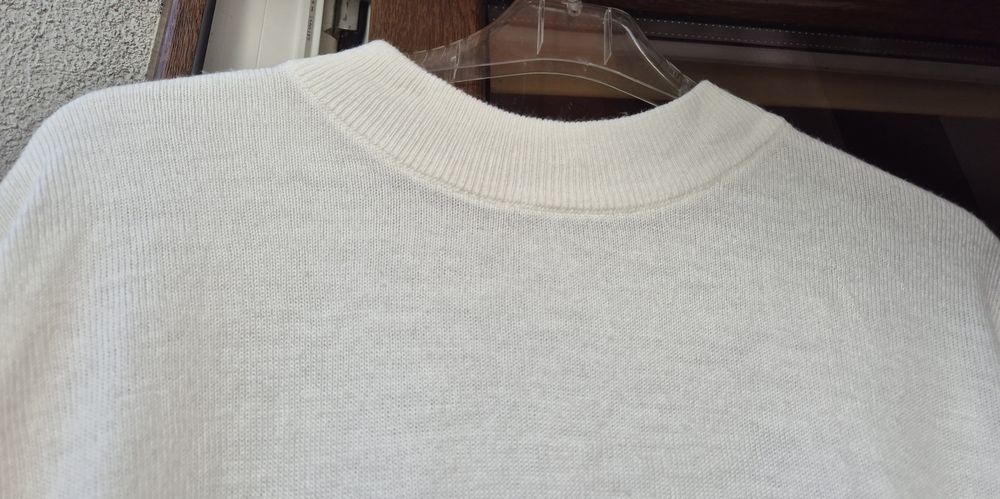 Biały półgolf damski duży roz 3XL/4XL