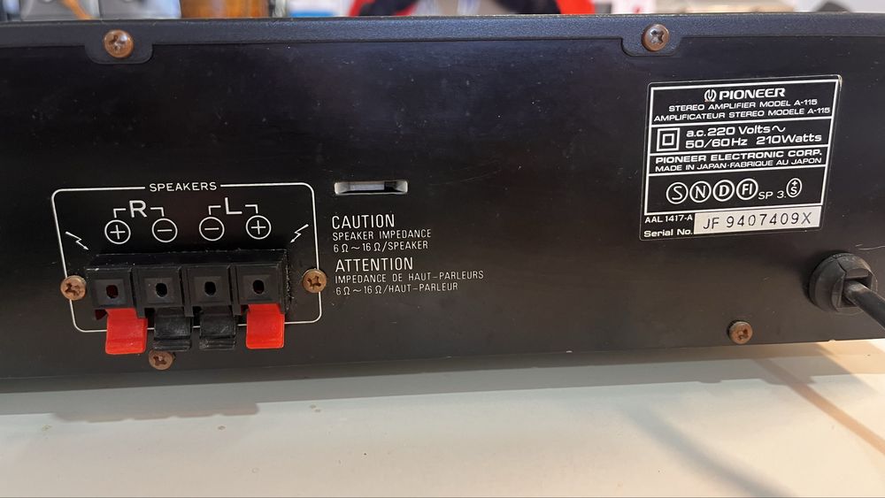 Amplificador Pioneer A-115