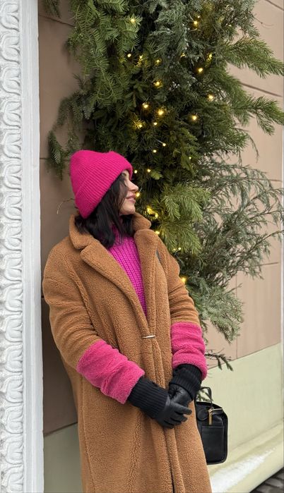 Шуба teddy від Mango