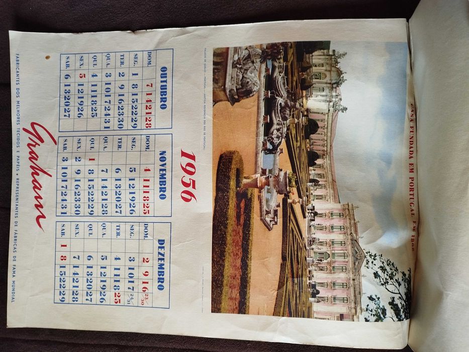 Calendário Graham 1956