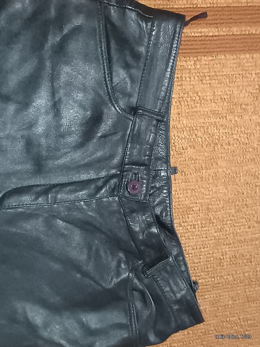 Spodnie skórzane Fiorelli 88 pas na motor