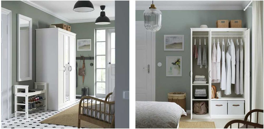 Roupeiro castanho IKEA Songesand