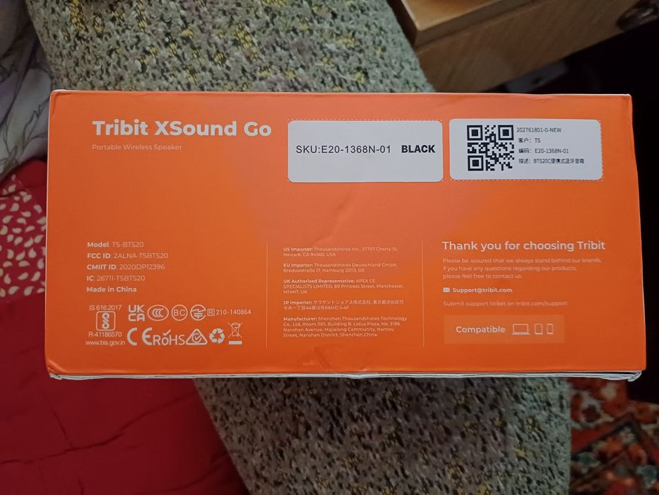 Колонка Tribit XSound Go 1 ревизия,mi box xiaomi