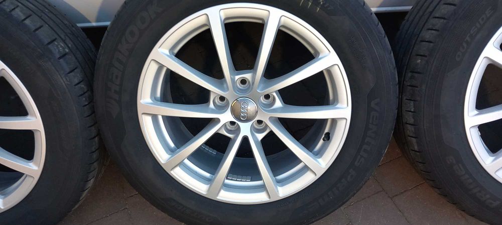 Felgi 4x oryginał AUDI A6 A4 Q5 7.5x17, 5x112 ,ET36, 66.5 Stan idealny