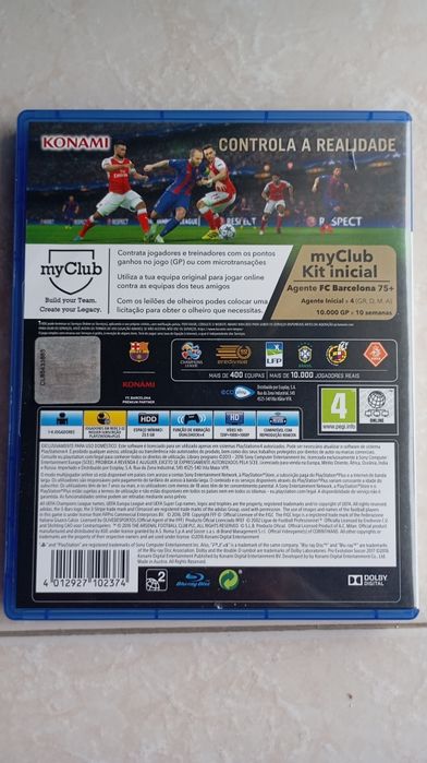 Pro Evolution Soccer 2017 PS4