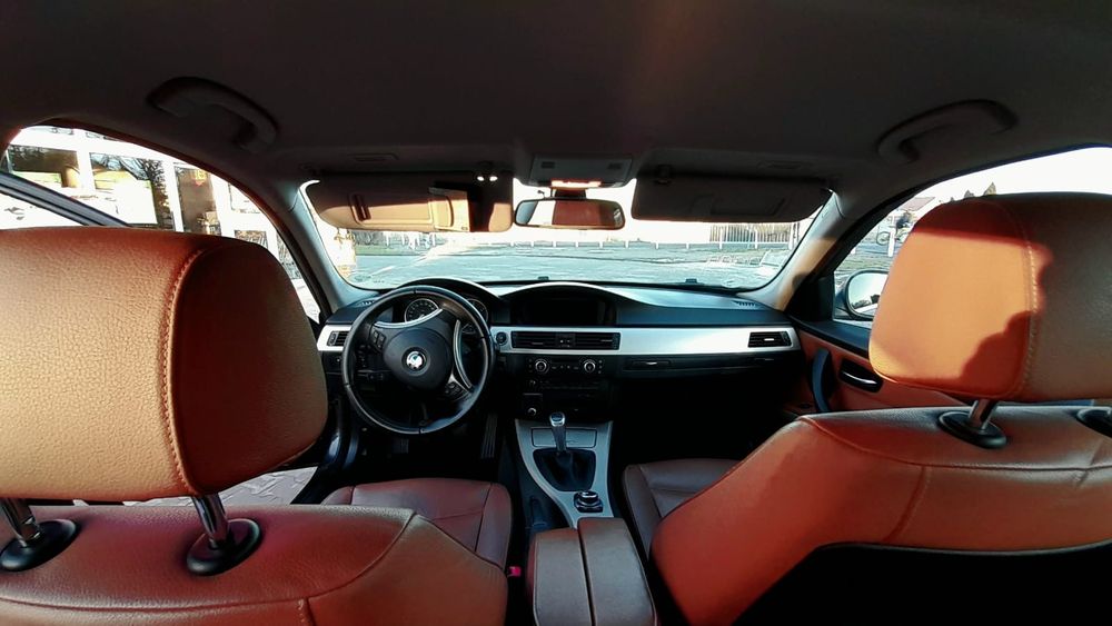 BMW e91 2.0 D 177km lift Czarny kombi