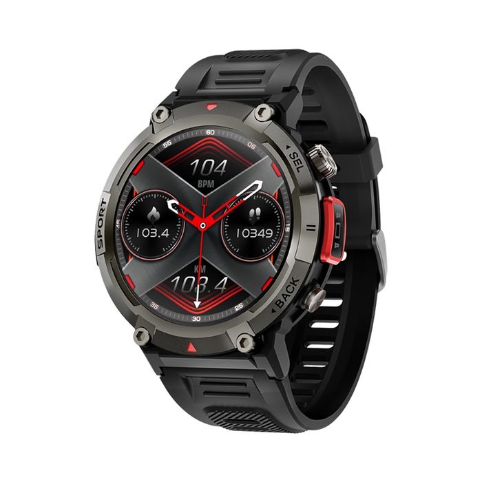 smartwatch veltori vt140-1 czarny pasek silikonowy