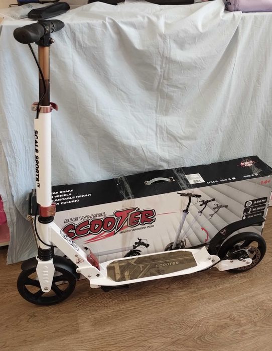 Фирменный самокат Scale Sports / дисковый тормоз / до 100 кг