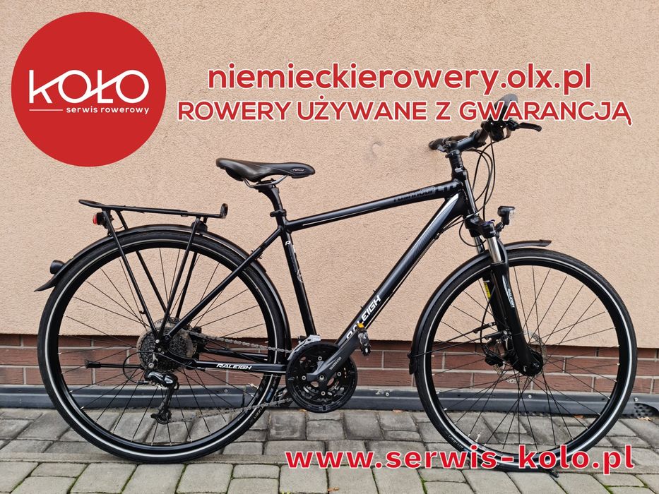 Rower męski crossowy RALEIGH koła 28 SHIMANO DEORE aluminium rabat