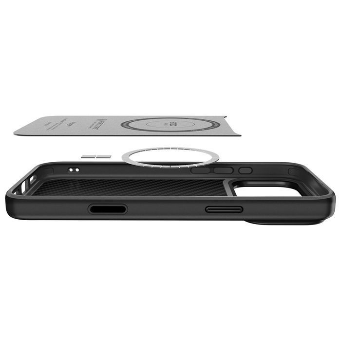 Etui Spigen Enzo Aramid "T" Mag MagSafe  do iPhone 17 Pro Max czarny