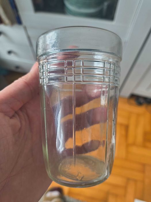 Szklanka musztardówka kubek wintage vintage PRL