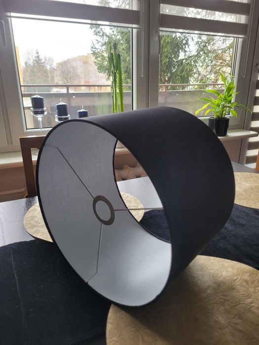 Abażur czarny Średnica 35 cm