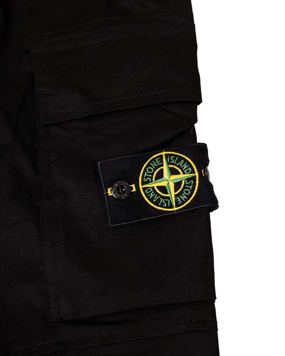 Штани STONE ISLAND 23FW Cargo Pants Black SI0253-BK