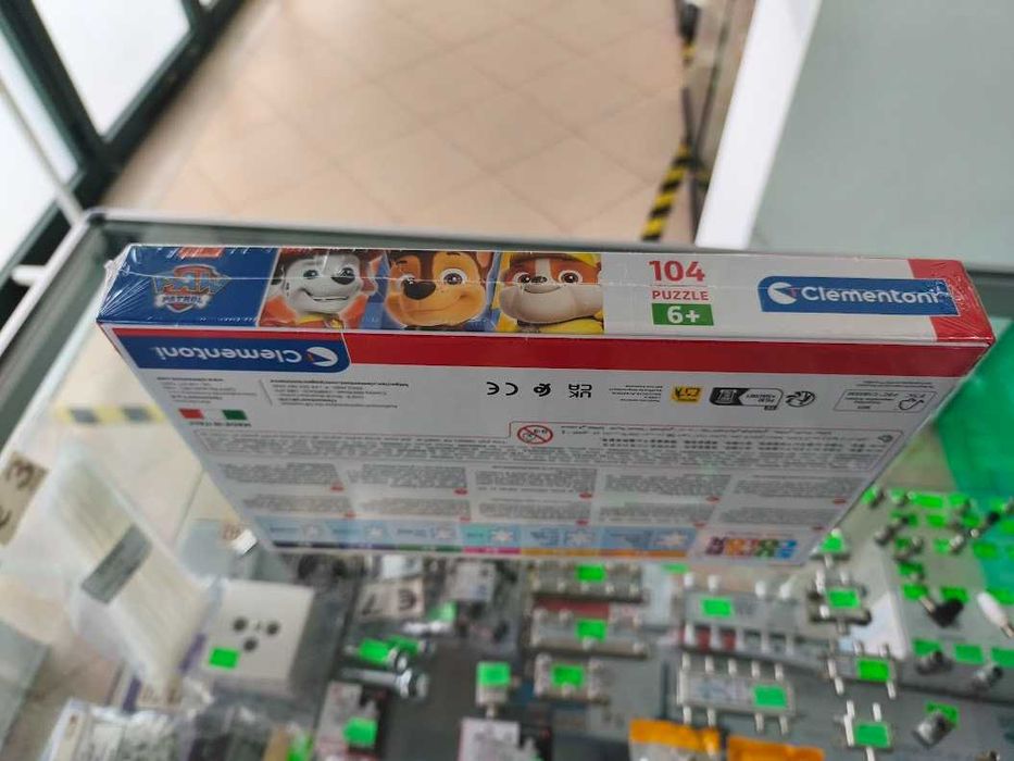 Puzzle Clementoni Patrulha Pata Trio Super Color 38x27cm 104 peças