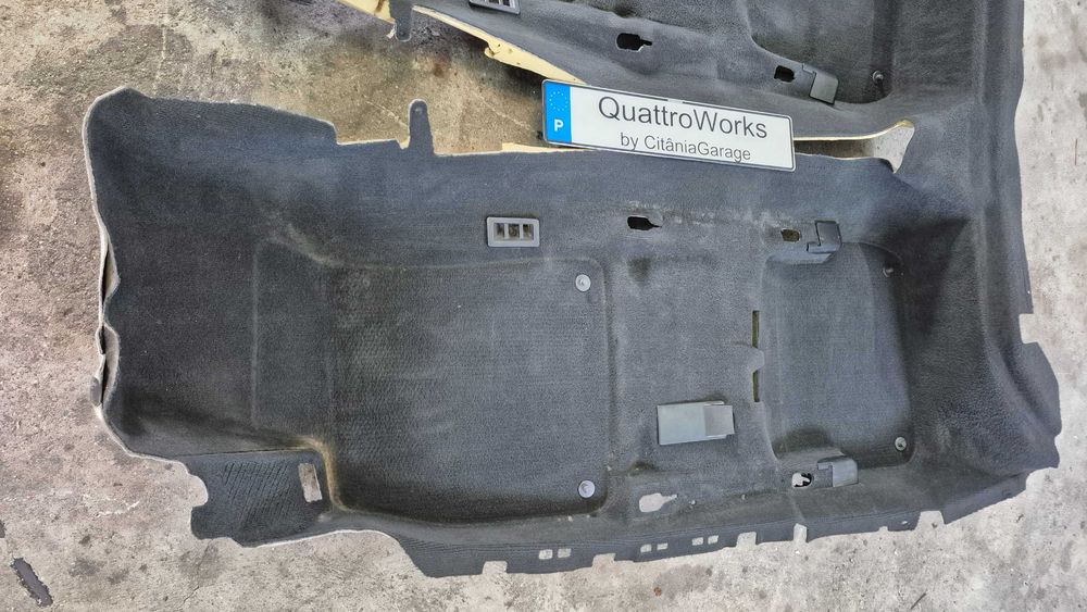 Alcatifa Preta Audi A4 B6 B7 8E Original OEM + Tapetes Audi Exclusive Originais