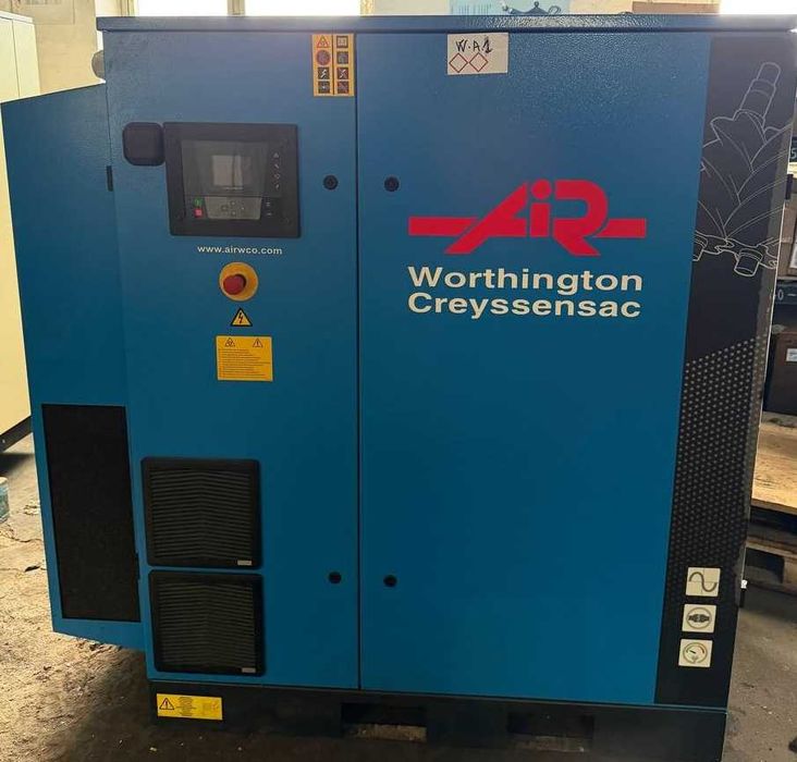 Повітряний Компресор б/в Worthington RLR50 V 37 кВт 1,91-6,83 м3/хв, Тиск мах-10 бар, з перетворювачем частоти Бувший у вжитку