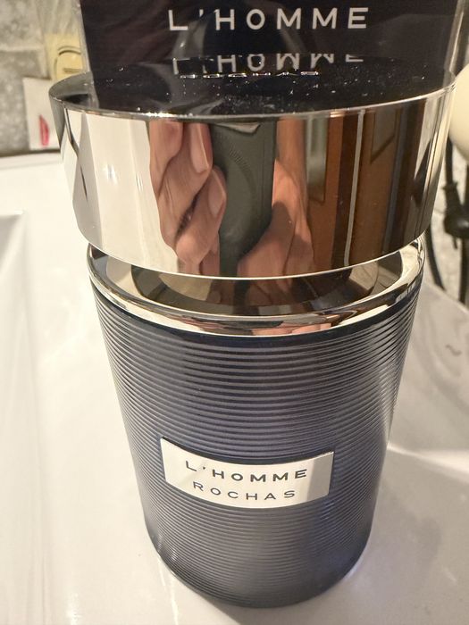 L’homme Rochas EDT 100 ml em caixa usado só uma vez, novo 100Ml