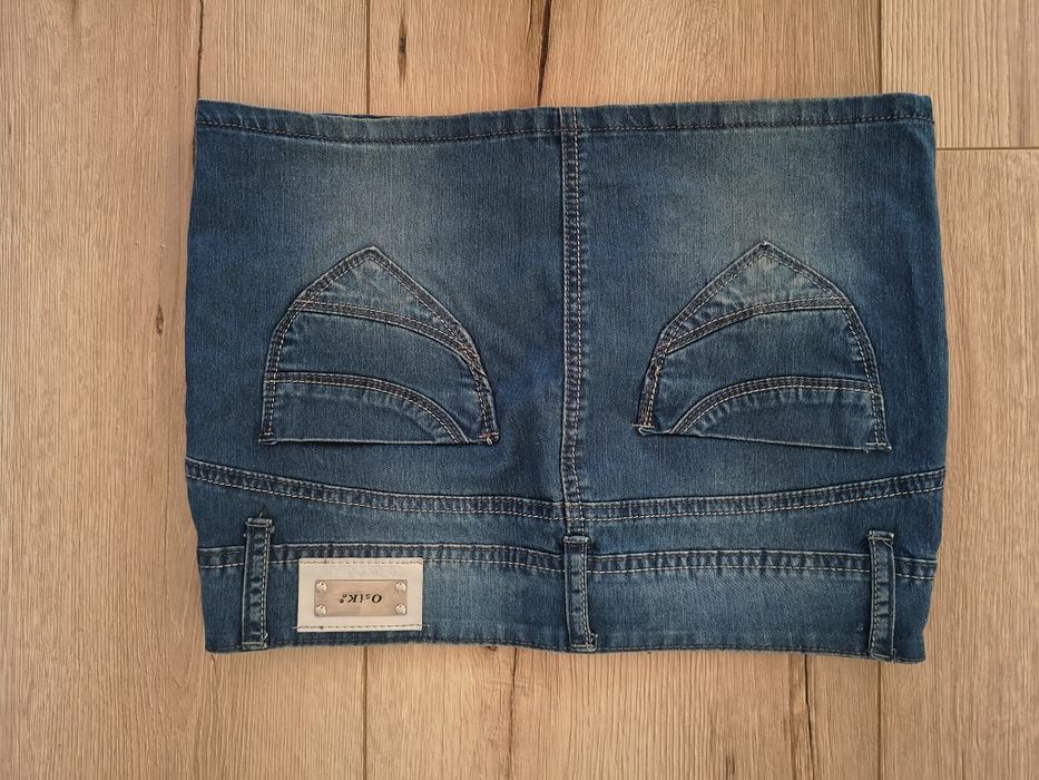 Krótka spódniczka mini jeansowa