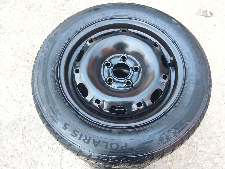 5x100 Felgi Stalowe Stal 14 Koła Zimowe Zima SKODA FABIA PRAKTIK ROOMSTER RAPID SEAT IBIZA CORDOBA TOLEDO IV 4 VW FOX POLO Legnica ALU-RAD 185/60 6,5mm