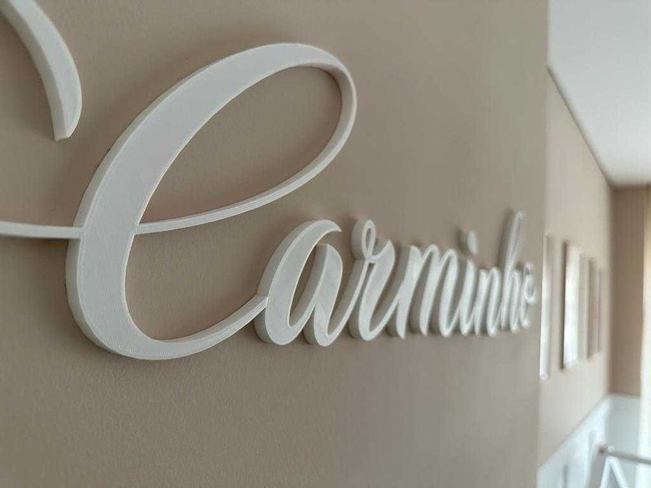 Letras Decorativas Personalizadas | Impressão 3D