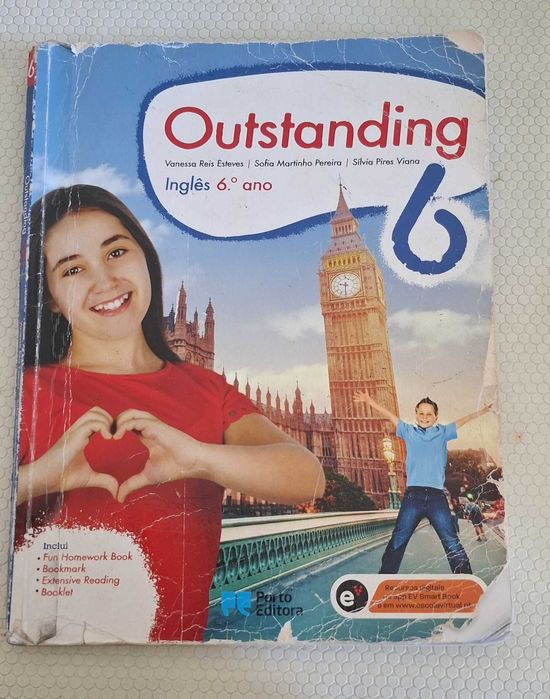Livros Outstanding Inglês 6.º Ano (Porto Editora)