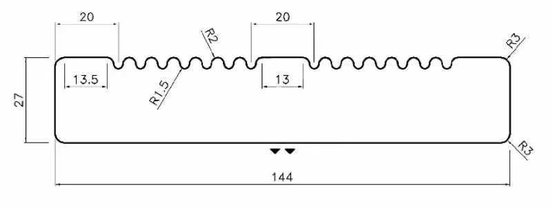 Deski tarasowe 27x144 mm IMPREGNOWANE NTR deska na taras ESTOŃSKA!!!