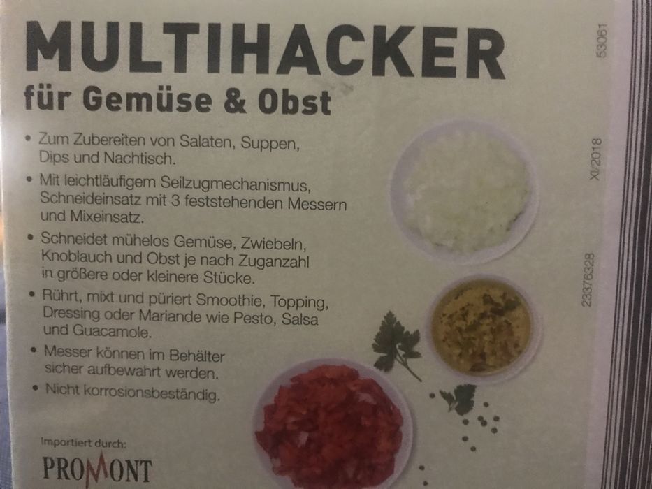 Picadora Manual Nova