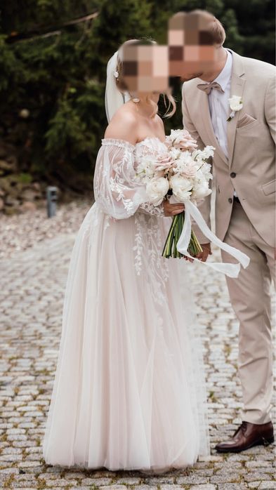 Suknia ślubna ivory w literę A