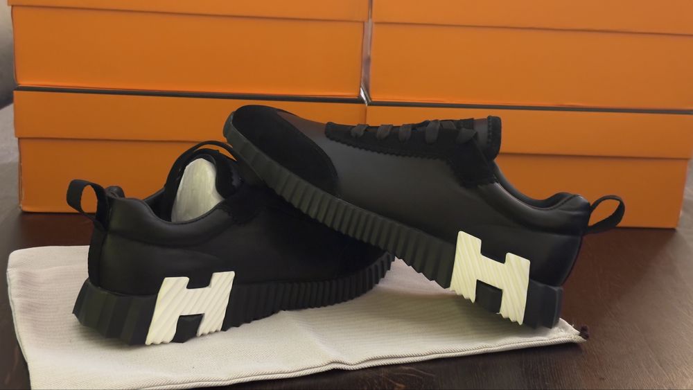 H.E.R.M.E.S Bouncing Sneakers 42 i 43, skóra, dostępne od ręki, Nowe