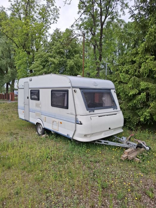 Kultowa przyczepa camponngowa Hobby