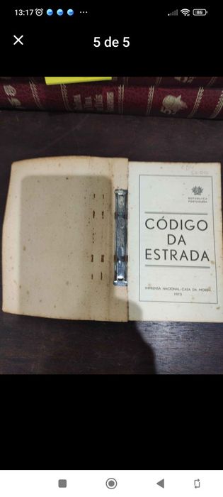 Livros antigos, Código da Estrada de 1973, Roteiro de Lisboa de 1951