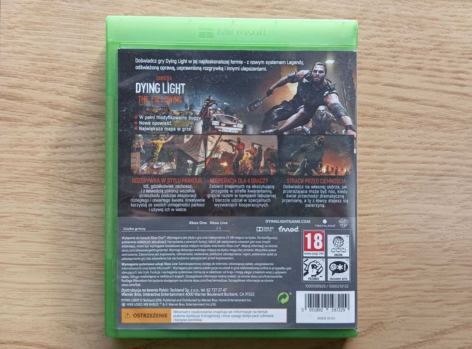 Dying Light The Following Edycja Rozszerzona na XBox One XBox Series X