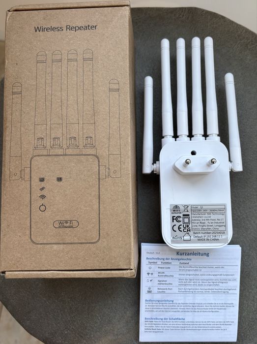 Підсилювач повторювач Wi-Fi Ретранслятор 2.4G 6 антен