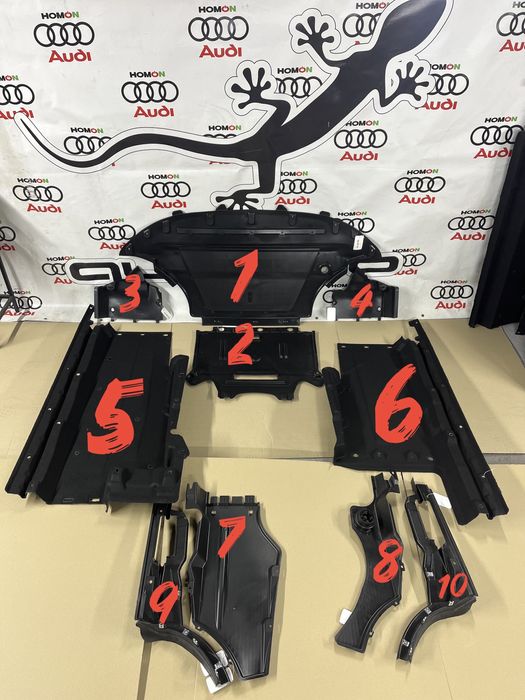 Захист порогів Audi Q5 8r0 защита днища двигуна акпп