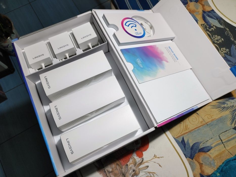 Linksys Velop AC6600 Tri-Band Wi-Fi Mesh System,WHW0303 (3 узла),White