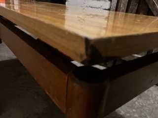 DREWNIANA ława kawowa jasna