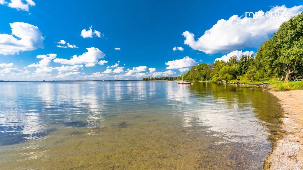 Mazury jezioro Dobskie, półwysep Fuleda