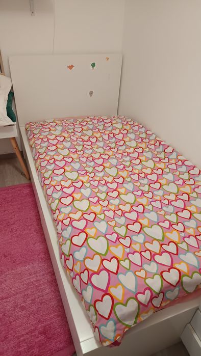 Cama Malm Ikea branca