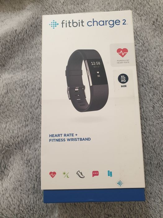 Fitbit Charge 2, smartwatch XL/XG rozmiar unikatowy