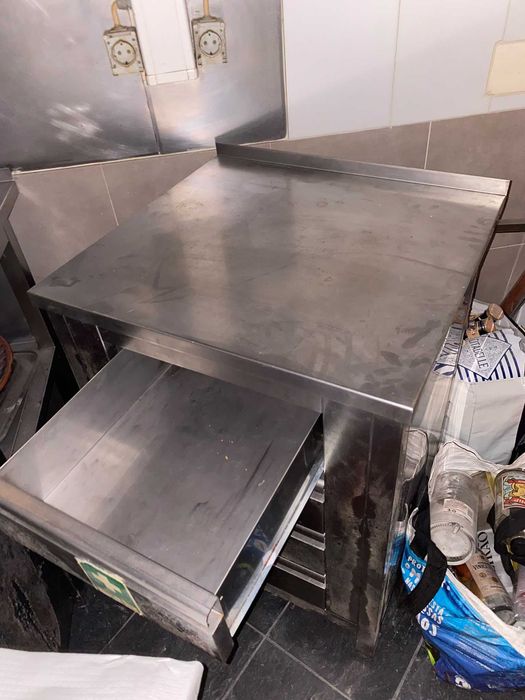 Modulo de gavetas em inox