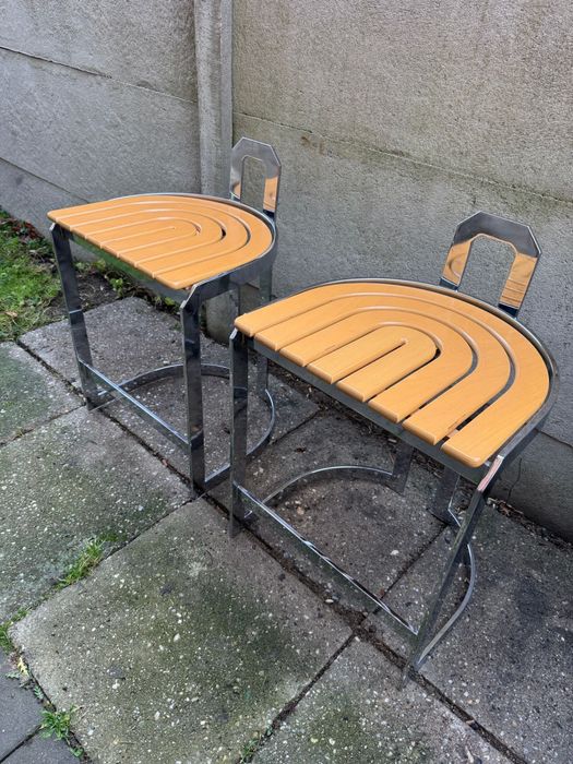 Allmilmo hoker postmodern. Lata 80-te. Siedzisko 60cm