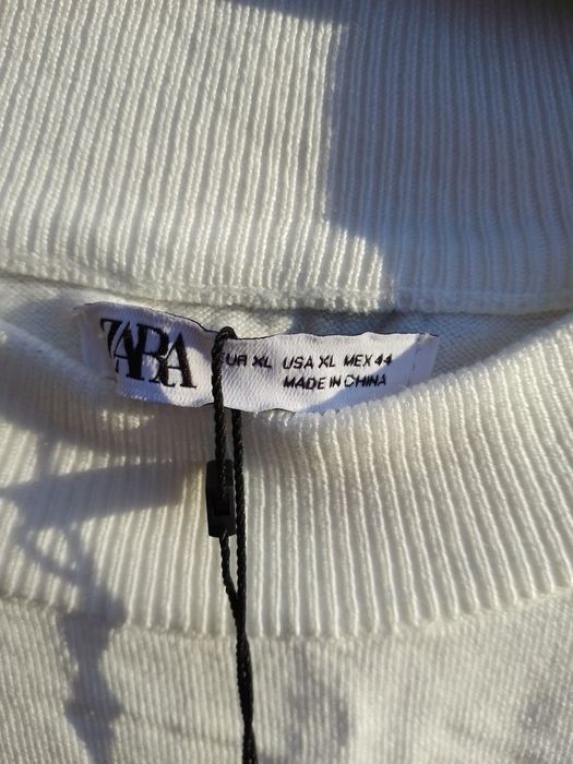 Camisola branca Zara XL