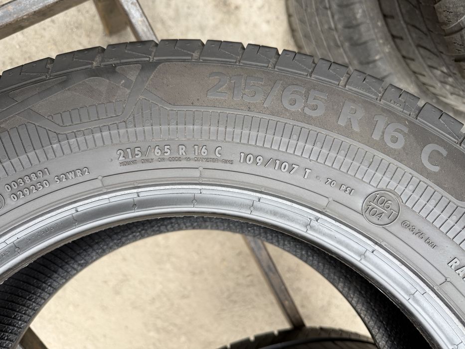 Шини 215/65/16C Continental VanContactEco 2шт літо