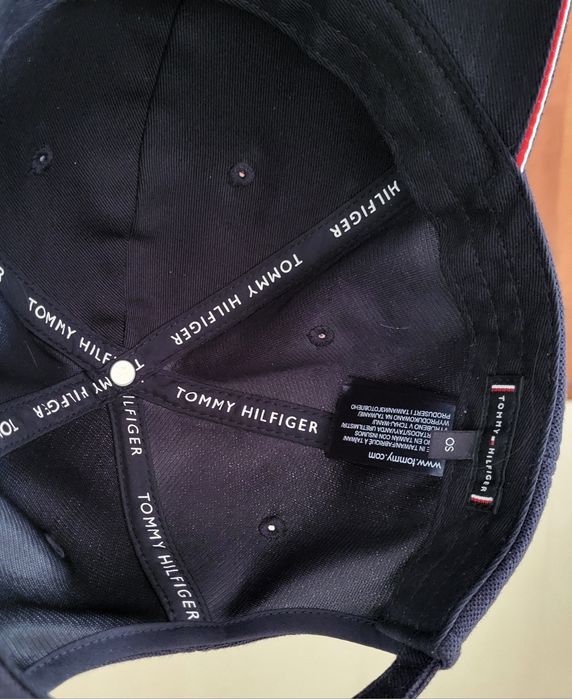 Czapka z daszkiem granatowa Tommy Hilfiger