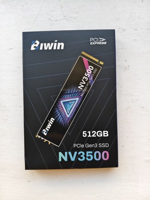 SSD, M.2 PCle Gen3x4  BIWIN Black Opal NV3500 NVMe, 512 гб,