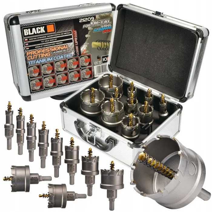 Na Lewara Zestaw otwornic diamentowych do metalu Black /21209/