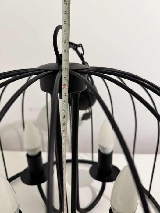 Lampa wisząca na czter żarówki