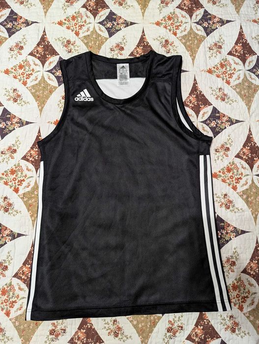 Мужская двухсторонняя баскетбольная майка Adidas, M